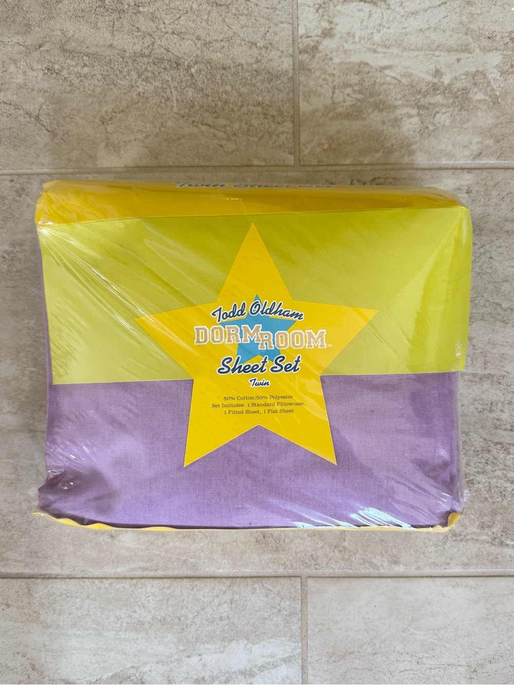 Vintage 2002 Todd Oldham Target Dorm Room Twin Sheets Sealed Y2K NOS